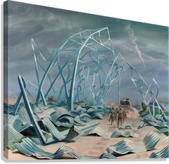 Orville Fisher Carpiquet Airfield Reproduction – Giclée Canvas/Paper/Stretched