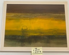 Vintage Contemporary Abstract Oil Painting by Jerry Stangl, Wisconsin