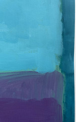 Mark Rothko Original Acrylic Painting Abstract Interior Design USA Signed E9