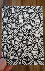 ACEO ORIGINAL ZENTANGLE TRADING ART CARD