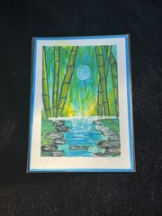 ACEO Original Artwork – mix media-textured-Original Signed Art