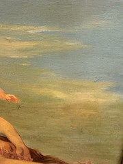 ORIGINAL ART MCM MASTERPIECE THE BIRTH OF VENUS OIL FRMD SGND