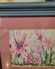 Ruth Fisher (Behlke) – Original Watercolor „Pinks“ – 14-1/2″ x 11-1/2″