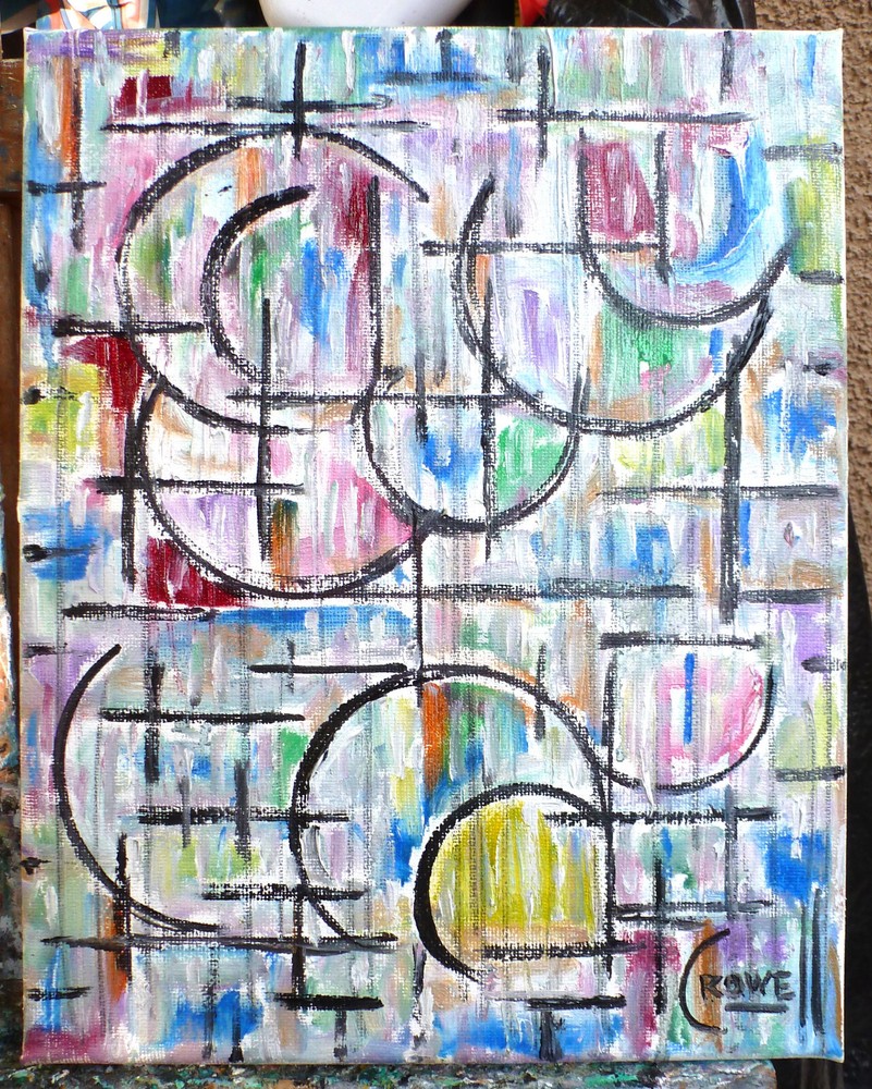 THERE IS ALWAYS TOMORROW 8×10 canvas original art oil painting signed Crowell