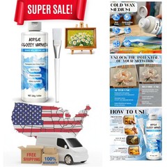 Cold Wax Medium 10.1 Oz for Watercolor and Oil – Non-Yellowing Artist Sealer