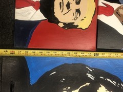 President And Hillary Painting Hand Painted You Choose One