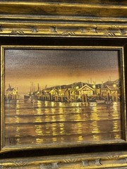 16” x 18” Original Oil Painting In Ornate Frame