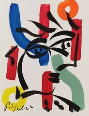 Original Peter Robert Keil abstract oil painting 22 1/4” (56cm) X 28.5” (72cm)