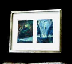 LISTED, MILAN KLIMES (Czech 1945-2013) FINE ORIGINAL ABSTRACT OIL PAINTINGS