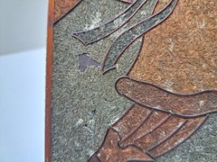 Vintage Wall Art Panel Painting At the Pike’s Command Emelya Fairy Tales Decor