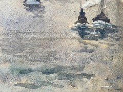 Early 20th c New York Harbor Tugboats Sybil Walker (1882 – ), listed NY
