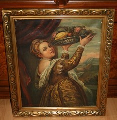 Girl with a Basket of Fruits-/ Lavinia/
