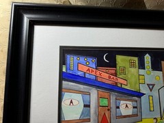John L Lear „A Priest, A Rabbi And A Minister…..“ Watercolor Artwork – Framed