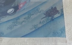 Antique Japanese Painting After Tsukioka Yoshitoshi „Kintaro Seizes The Carp“