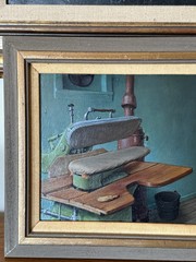Jacob Glushakow Maryland Baltimore Oil On Board.