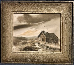 Vintage 1970s Hulan Fleming Signed Original Oil Painting On Board