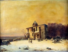 Carl Hilgers (German,1818-1890) oil painting antique 153233