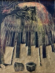 🔥 Fine Vintage Modern Asian THAI Thailand Cityscape Oil Painting – SUKRID, 60s