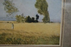 FRAMED MATEED CLAUDE MONET VINTAGE 1950’S COLOR PRINT OF “ L’ETE SUMMER (1874) „