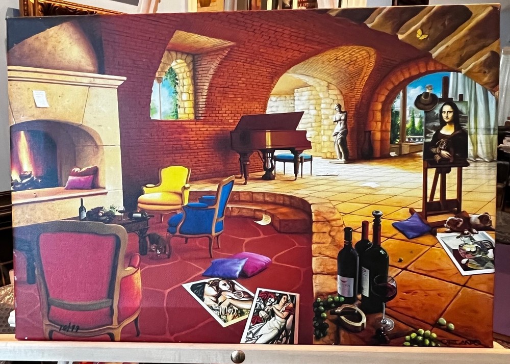 Orlando Quevedo „Day Break“ 20 3/8″x13 7/8″ COA gallery wrapped giclée