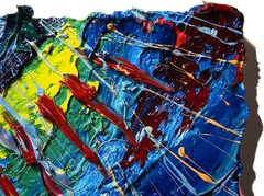 ORIGINAL OIL█PAINTING OCEAN ART█SIGNED ’26█LANDSCAPE OUTSIDER NATURE REALISM POP