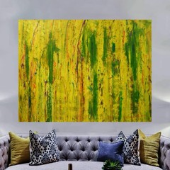 Mark Little Original Giant Profesional Painting 84”X62” (7 Foot) Abstract Modern