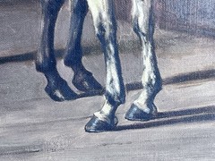 Sidney L Brackett Painting 1852 – 1910 Equestrian Horses