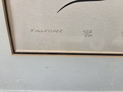 Clemence Wescoupe (1951-2018)- „King Fisher“ 428 of 500 Native American Indian