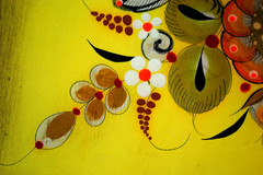 TONALA MEXICO OWLS & YELLOW FLORAL Original Oil Painting On Board Signed REYES