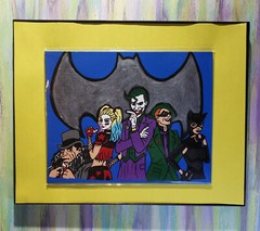 Hand Painted Tributes to DC Comics