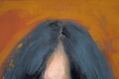 Modern Portrait Woman Original OOAK Figurative Oil Painting 18×14 Aldo Cherres