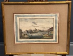 4 Early 19th Century Canton Export Paintings-Tea Trade