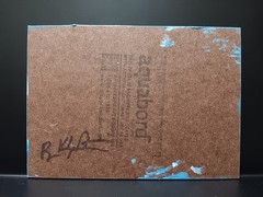 Mini Sci-fi Spacescape Painting By Artist Ryan Klopfenstein Blacklight Reactive