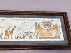 Annette Fish Framed Noah’s Ark Two by Two