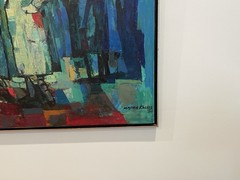 ORIGINAL PAINTING MISCHA KALLIS IMPRESSIONIST OIL ON CANVAS MID CENTURY MODERN
