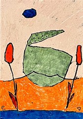 e9Art ACEO ‚waiting in the same place at the same time for something . . .‘