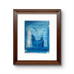 „M“ Classroom Graffiti Abstract Pop Art Paper Painting Modern Design.