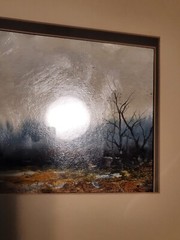 Al Barker New Jersey Authentic SIGNED Framed Watercolor „Marsh Hunters“ 1976