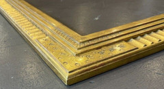 20″ x 24″ BUCKS COUNTY HAND CARVED PICTURE FRAME GILDED IN 22K GOLD LEAF