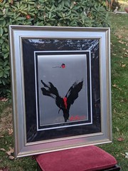 Dominic Pangborn original unique painting Guardian 2014. Appraisal included