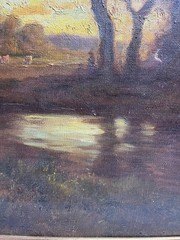 GORDON COUTTS ANTIQUE CALIFORNIA TONALIST VINTAGE LANDSCAPE EARLY OIL PAINTING