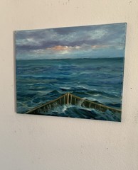 2026 High Seas Oil Painting By Gina Vann Large