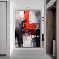 MQ629 Stretched Canvas Frame / Unframed Handmade Abstrat Oil Painting Art