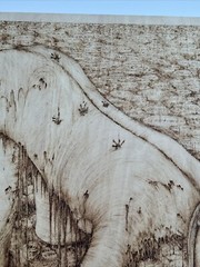 Haijing Chen Drawing Illustration Masterful FINE DETAILED Surrealism Listed 31″