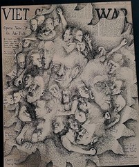 Original Surrealist ~ Vietnam War Art, War Correspondent, 1965