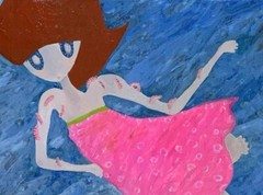 Noriko Ito „Untitled“ Original Oil on Canvas Signed by Artist