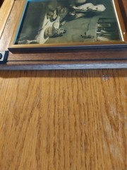Old Woman Saying Grace Framed Print Nicolaes Maes 22cmx17cm (32cmx26cm)