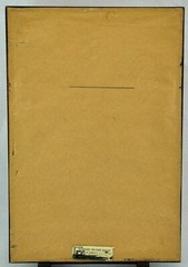 “Scholar” 1972 watercolor sketch signed illegibly 9 ¾” x 5”, fra (BI#MK/190820)