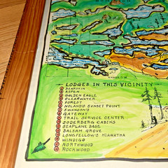 1959 Original MAP – COOK COUNTY MINNESOTA Lakes Adjacent to Canada BILL NEEDHAM