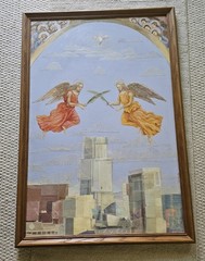 Lithuanian Artist California Multi Media Religious Angels City Skyscrapers…